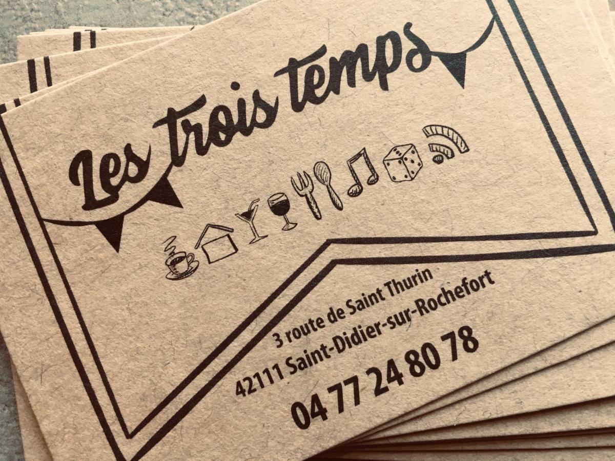 Les Trois Temps 호텔 Saint-Didier-sur-Rochefort 외부 사진